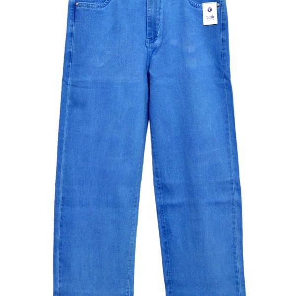 Women Straight Fit Blue Jeans