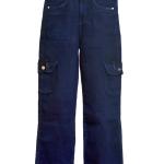 Women Cargo Blue Jeans
