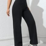 Women Straight Fit Black Jeans