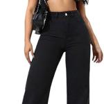 Women Straight Fit Black Jeans