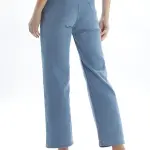 Women Straight Fit Blue Jeans