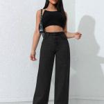 Women Straight Fit Grey Jeans