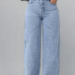 Women Straight Fit  Blue Jeans