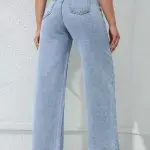 Women Straight Fit  Blue Jeans