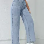 Women Straight Fit  Blue Jeans