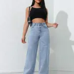 Women Straight Fit  Blue Jeans