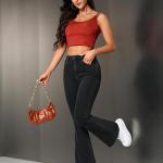 Women Bootcut Fit Black Jeans