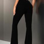 Women Bootcut Fit Black Jeans