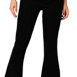 Women Bootcut Fit Black Jeans