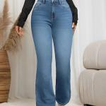 Women Bootcut  Blue Jeans