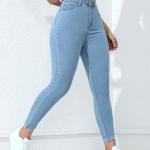 Women Skinny Fit Blue Jeans