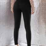 Women Skinny Fit Black Jeans