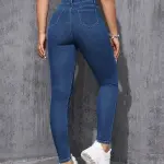 Women Skinny Fit Blue Jeans