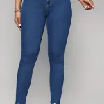 Women Skinny Fit Blue Jeans