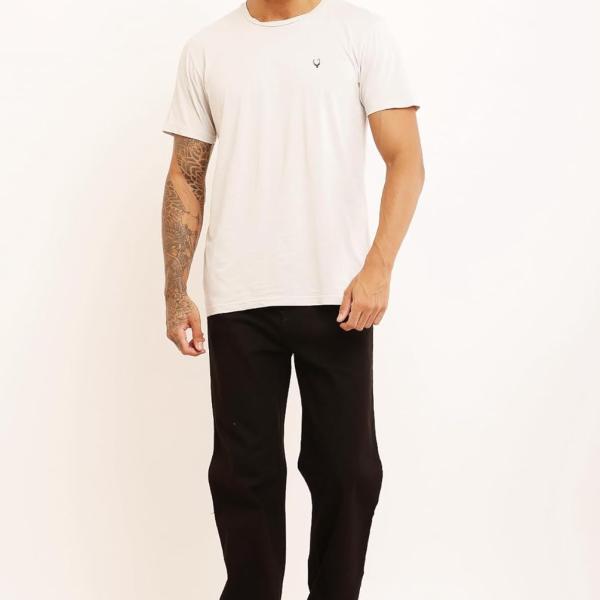 Men Bootcut Fit Black Jeans