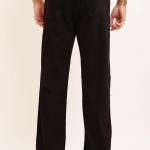 Men Bootcut Fit Black Jeans