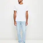 Men Straight Fit Blue Jeans