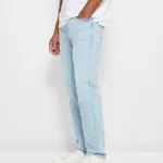 Men Straight Fit Blue Jeans