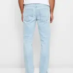 Men Straight Fit Blue Jeans