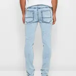 Men Slim Fit Blue Jeans