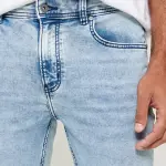 Men Slim Fit Blue Jeans