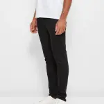 Men Slim Fit Black Jeans
