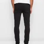 Men Slim Fit Black Jeans