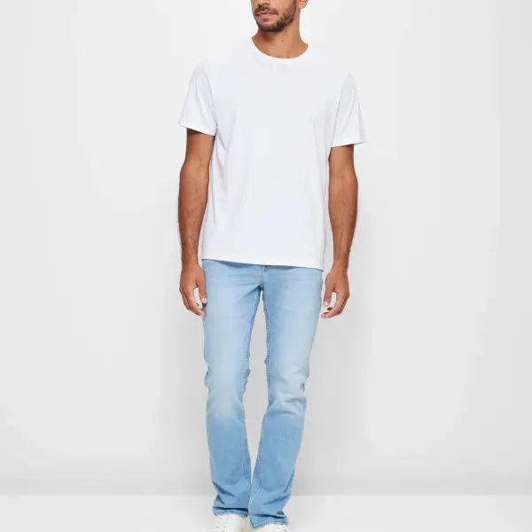 Men Slim Fit Blue Jeans