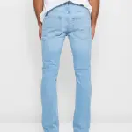 Men Slim Fit Blue Jeans