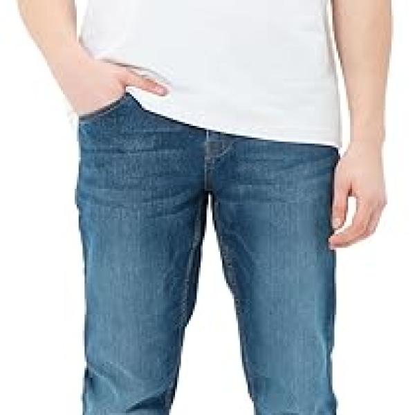 Men Regular Fit Blue Jeans